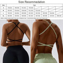 Cloud Hide Sexy Back Sports Bra Women Yoga Crop Top Home Fitness Workout Underwear Dancing Vest Plus Size Running Cycling Shirt
