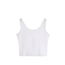 Wholesale Women Solid Color Suspender Camisole Tank Top for Women's Short Yoga Sports Crop Top Sleeveless Slim Fit Tops