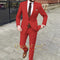 Men's Khaki Suit 2-piece Set - Swallowtail Suit Handsome Wedding Suit Men's British Style Custom Men's Suit Jacket Trousers