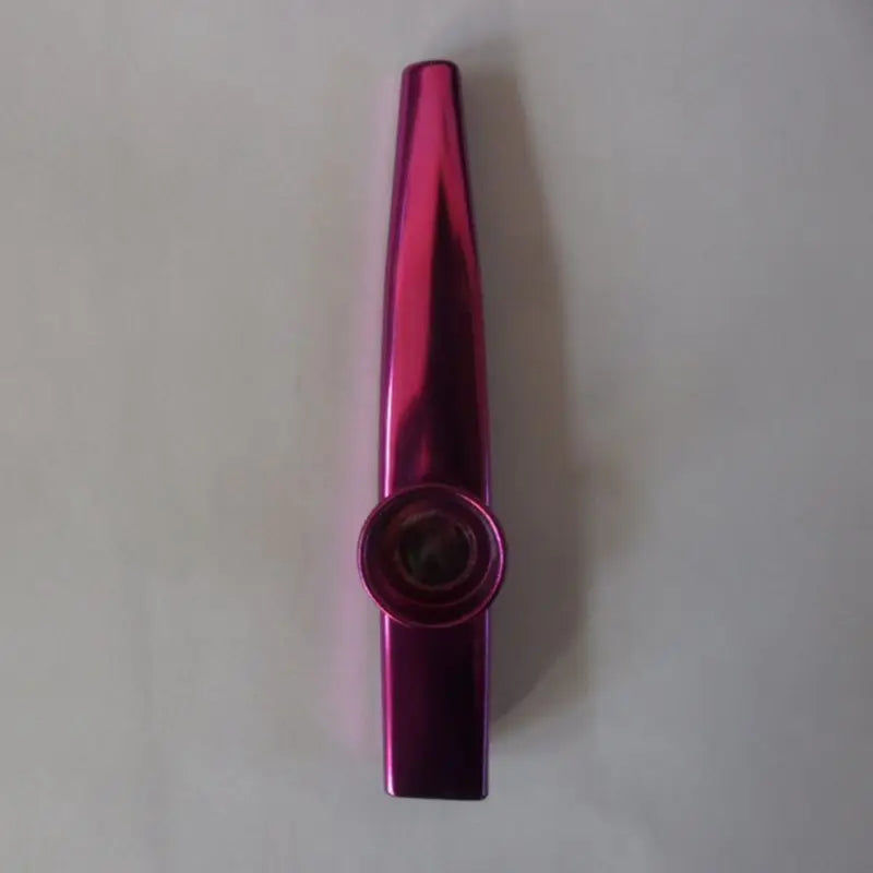 24 Pcieces Multicolor Metal Kazoos Aluminum Alloy Small Musical Instruments Flutes No for Sharp Edges Easy to Carry