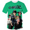 New fashion cartoon Gorillaz 3D printed T-shirt men's and women's casual hip-hop short-sleeved Harajuku style street T-shirt top