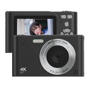 4K Digital Camera Camcorder 48MP Digital Video Camera 2.4" Screen 16X Digital Zoom Anti-shake Face Detection Beauty Effect