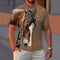 Fashion 3D Horse Print Men's T-Shirt Quick Dry Short Sleeve Tees Summer Casual Man Clothing Tops Loose Oversized T-Shirt for Men