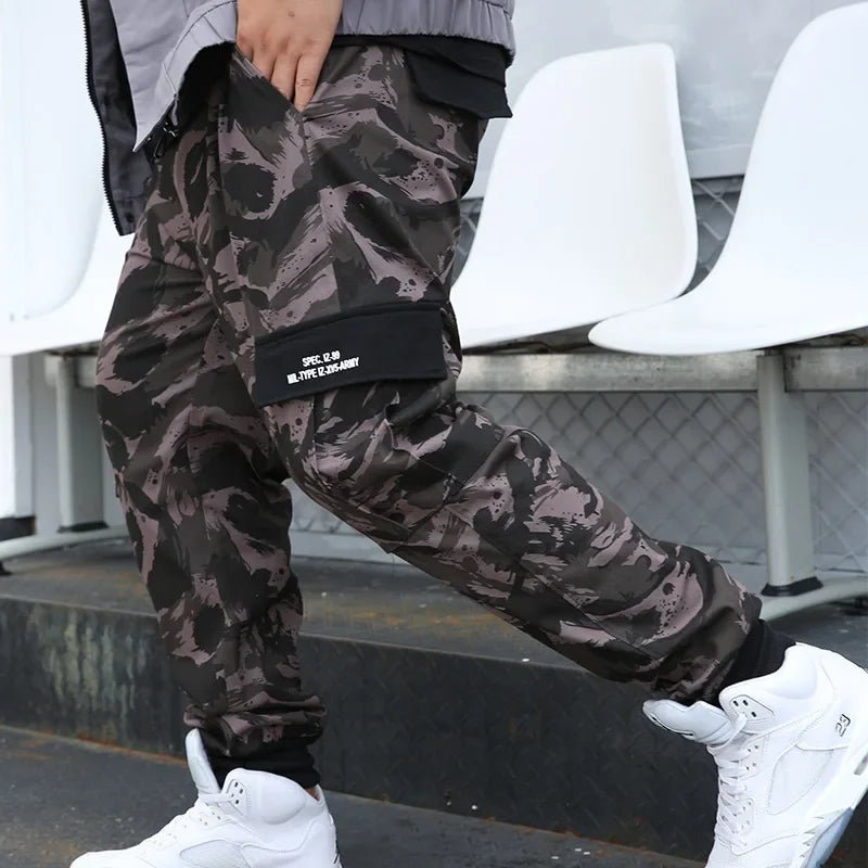 150KG 9XL Camouflage Cargo Pants 8XL Plus Size Joggers Men Trousers 7XL 6XL Camo Male Cotton Loose Sweatpants Stretched Clothes