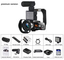 Full HD 8k Professional Video Camera 48MP WiFi Camcorder Digital 16X Zoom Streaming Auto Focus Cam
