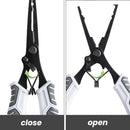 7 "fishing clamp set 420 stainless steel, line cutter, storage bag - Fishing clamp hook remover