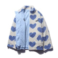Y2K Autumn And Winter New American Fashion Double Zipper Solid Color Warm Oversize Down Jacket Men's Harajuku Couple Casual Coat