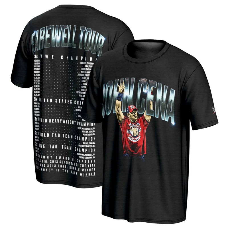 Men's Blue John Cena Farewell Tour 2025 Los Angeles T-Shirt Summer Short Sleeve Men Tee Shirts 2025 New Children Clothes Tops