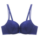 Front Buckle Three-Quarters Cup Bra Without Steel Support Sexy Beauty Back Comfortable Personality Underwear
