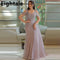 Blush Pink Mermaid Shinning Off Shoulder Evening Dress Wedding Long Luxury Sequin Formal Prom Dress Dubai Party Gown Customized