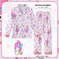 2pcs Kid's Kuromi Pattern Pajamas, Long Sleeve Top & Pants Set, Cartoon Cinnamoroll Print Loungewear, Comfy Casual Girl's Set