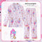 2pcs Kid's Kuromi Pattern Pajamas, Long Sleeve Top & Pants Set, Cartoon Cinnamoroll Print Loungewear, Comfy Casual Girl's Set