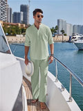 Autumn New Hot Selling Men's High-End Luxury Solid Color Business Leisure Tiki Stand Collar Button Trend Men's Suit