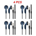 New Vido High Quality Wired Earphones Soundtrack Stereo Headset Game Headset Bass Noise Headphones Study Sports Headphone