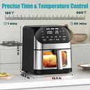 Air Fryer 6.2 QT Large Capacity Oilless Hot Air Fryers Oven 1500W Healthy Cooker with 10 Presets, Digital LCD Touch Screen