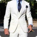 Elegant Wedding Tuxedos Suits 3 Pieces Slim Fit Bridegroom For Men Groomsmen Suit Male Cheap Formal Business (Jacket+Vest+Pants)