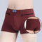 Men's Pockets Underwear Anti-Theft Briefs Boxer Panties Two Zippers Pockets Cotton Underpants Male Boxers Briefs Booty Shorts