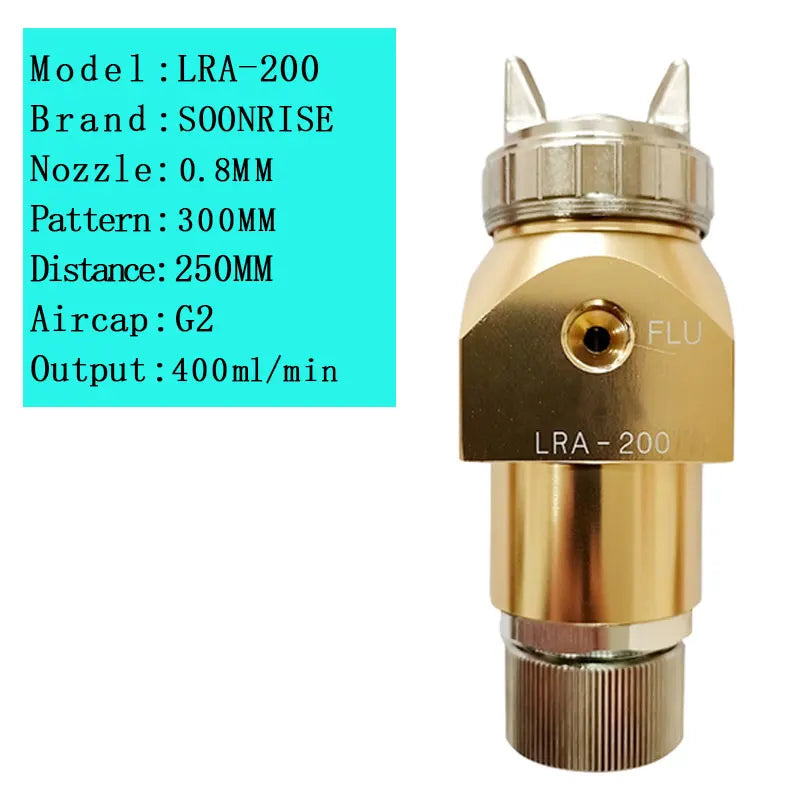 Japan WA101 Wa200 Automatic Spray Gun pistola de pintura WA-101 Coating Machine Pneumatic Tool WRA-200 Robot Sprayer LRA200-122P
