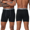 5pcs Pack Mid-Long Boxer Shorts Brand Briefs Style Men Panties Underwear Male And Underpants For Homme Luxury Set Box Slips