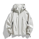 Men Jacket Hooded Windbreaker Trench Coats Oversize 6XL 7XL 8XL Plus Size Waterproof Black Bomber Camping Loose Thin Softshell