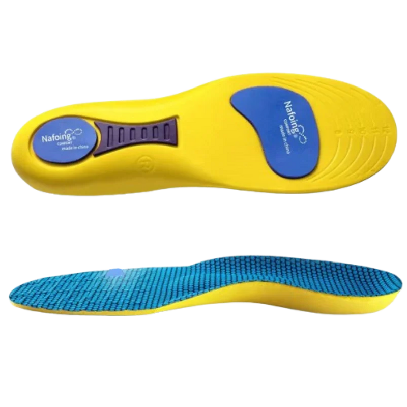 New Sports Elasticity Insoles For Shoes Sole Technology Shock Absorption Breathable Running Insoles For Feet Orthopedic Insoles