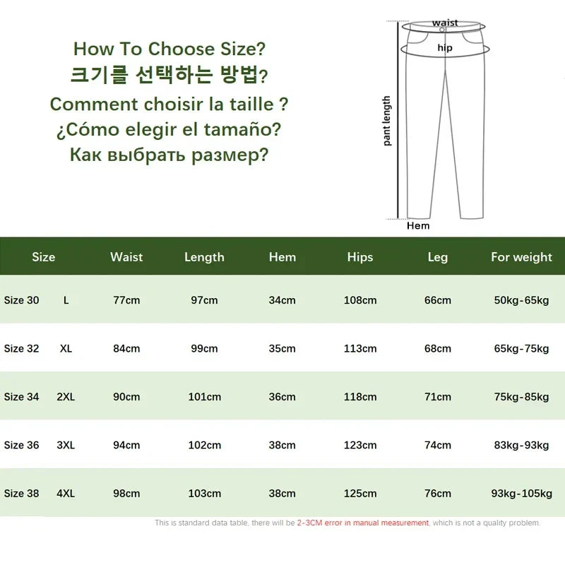 2025 New Spring Autumn Men Pure Cotton Men Cargo Pants Korean Style Male Casual Loose Belt Mid Waist Man Trouser Plus Size 4XL