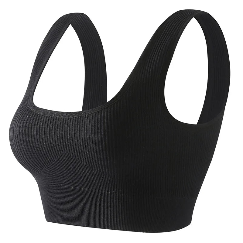 Seamless Knitted Sports Fitness Yoga Bra and Underwear