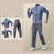 Mens Sweatsuits Set Running Suit with Phone Pocket Autumn Winter Quick-Drying Professional Run Fitness Training Clothing for Men