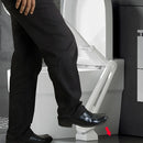 Foot-operated toilet seat lifter