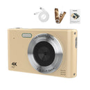 4K Digital Camera Camcorder 48MP Digital Video Camera 2.4" Screen 16X Digital Zoom Anti-shake Face Detection Beauty Effect