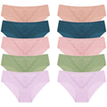 BZEL 10PCS/Set Women's Panties Exquisite Sweet Lace Underwear Sexy Lingerie Silk Satin Briefs Woman Comfort Breathable Underpant