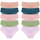 BZEL 10PCS/Set Women's Panties Exquisite Sweet Lace Underwear Sexy Lingerie Silk Satin Briefs Woman Comfort Breathable Underpant