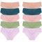 BZEL 10PCS/Set Women's Panties Exquisite Sweet Lace Underwear Sexy Lingerie Silk Satin Briefs Woman Comfort Breathable Underpant