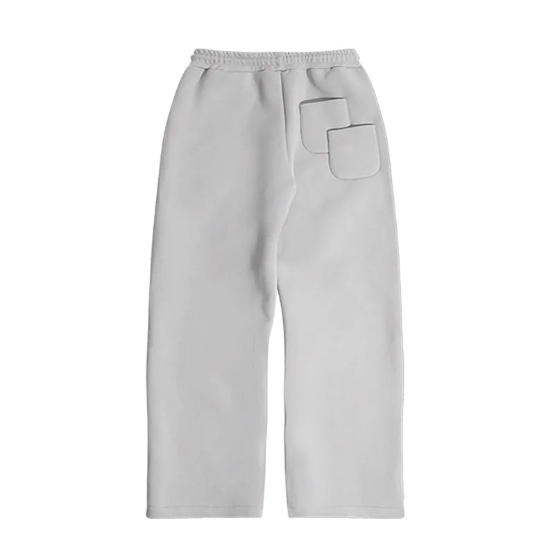 2025 European and American casual simple couple fashion hooded sweatshirt solid color loose sweatshirt sweatpants