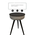 Smart Wireless Charging Coffee Table Bluetooth Stereo Audio Sofa Side Table Music Coffee Table with USB Charger