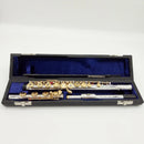Music Fancier Club Flute 481 Engraving Hand Carved Keys Gold Plating Flutes B Leg Open Holes 17 Gold Keys