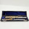 Music Fancier Club Flute 481 Engraving Hand Carved Keys Gold Plating Flutes B Leg Open Holes 17 Gold Keys