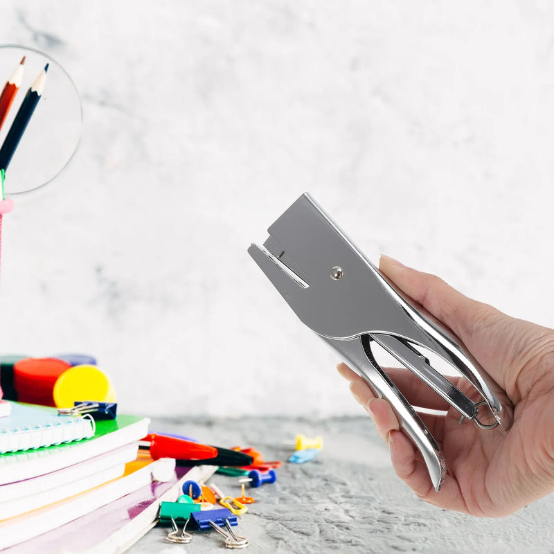 Stapler Metal Plier Stapler Durable Heavy Duty Hand Grip Standard Staples Plier Stapler for School Company Office