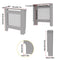 S M L XL Extra Tall 92CM Radiator Cover MDF Cabinet Grill Shelf Fence Panel Barrier