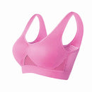 Sports top Woman Gym Clothing Women Sports Bra Breathable Brassiere Removable padded Underwear Wire Free Running Active Vest