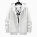 2023 US Size Zip Up Hoodies Autumn Hooded Sweatshirts Men's Hoodie Cardigan Solid Color Classic Jacket Men Coat Men Clothing