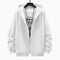 2023 US Size Zip Up Hoodies Autumn Hooded Sweatshirts Men's Hoodie Cardigan Solid Color Classic Jacket Men Coat Men Clothing