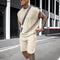 New 2025 Men's Two Pieces Casual Sets for Summer Solid Sleeveless Tops Shirts and Shorts Sets Male Streetwear Tracksuit Sets Men