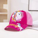 Unicorn Peaked Caps For Kids Cheap Children Boy Outdoor Baseball Cap Girls Cartoon Sport Hat For Kids Child 2-8 Years
