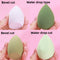 4Pcs Makeup Sponge Powder Puff Dry and Wet Combined Beauty Foundation Tools Cosmetic Ball Powder Puff Bevel Cut Make Up Sponge