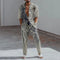 2023 Fashion Print Two Piece Set Men Lapel Button Short Sleeve Shirt And Straight Pants Suit Men Summer Casual Clothes