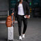 2025 new spring and autumn men stand collar solid color baseball casual Waffle full pants two men's suit men's wear