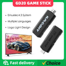 Ampown GD20 Game Console 4K 60fps HDMI Low Latency Output GD10 Ultra GD20 TV Game Stick Portable Retro Console Built-in 70K Game