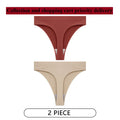 CINOON 2Pcs/Lot Women Sexy 5 Color Panties Low-waist Comfort Underwear G String Thong Breathable Lingerie Temptation Intimates