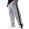2024Spring and Autumn New Men's Trousers Texture Jacquard Single-Breasted Side Stripe Loose plus Size Casual Pants Sweatpants